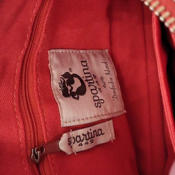 Spartina 449 Outer Banks Map Wristlet - Blue and Tan - Picture 3 of 7